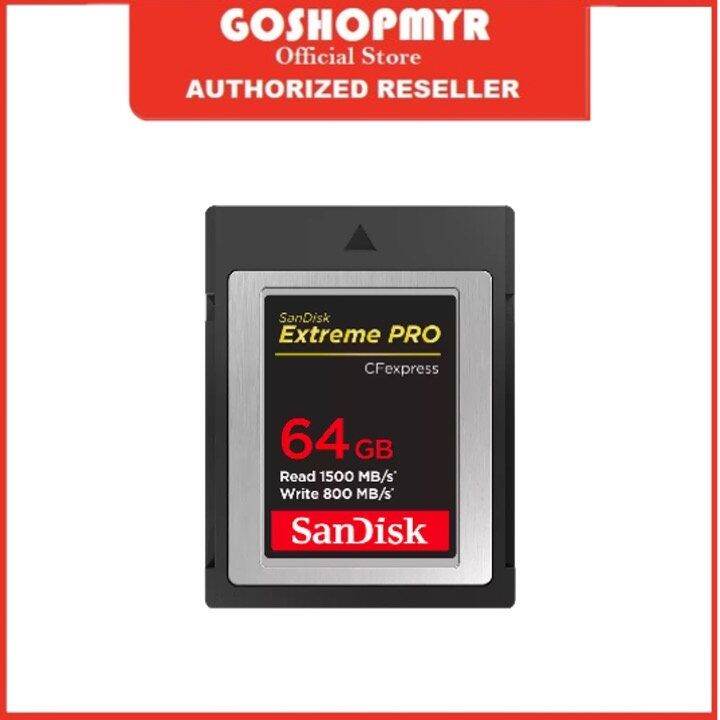 SanDisk Extreme Pro CFexpress Card Type B SDCFE - (64GB/128GB/256GB ...