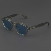 Sunglasses Man Johnny Depp Lemtosh Polarized Sun Glasses Woman Luxury Brand Vintage Acetate Frame Blue Night Vision Goggles Goggles