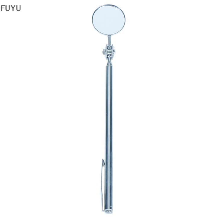 fuyu-กระจกตรวจสอบแบบ-telescopic-แบบยืดหยุ่นด้วยคลิปกระเป๋า