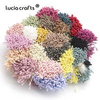 Lucia crafts 2mm Multi options Artificial Flowers Stamen Handmade For Wedding Party Home Decoration DIY Accessories D0401