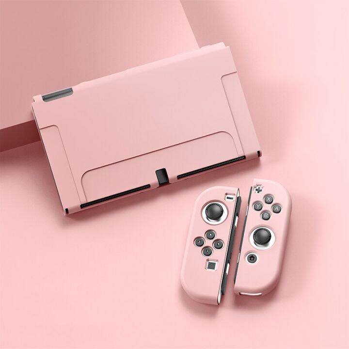 เคสสำหรับนินเทนโด-switch-อุปกรณ์เสริม-oled-คอนโซลเคสห่อหุ้ม-ns-สำหรับเครื่องเล่นเกม-tpu-เคสป้องกันแบบนุ่มรวมทุกอย่างฝาครอบกระเป๋า