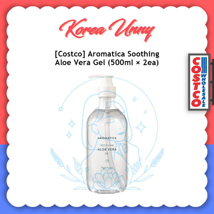 [Costco] Aromatica Soothing Aloe Vera Gel 500ml X 2 Lazada