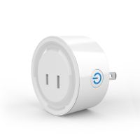 Tuya Smart Plug Adapter WiFi Outlet Japan 2 pin MINI Smart Home Improvement Timing Power Monitoring Supports Aleax Smart Socket Ratchets Sockets