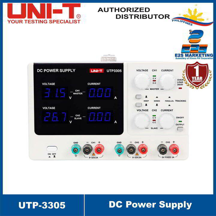 UNI-T DC Power Supply UTP-3305 3-channel linear DC Regulated Power ...