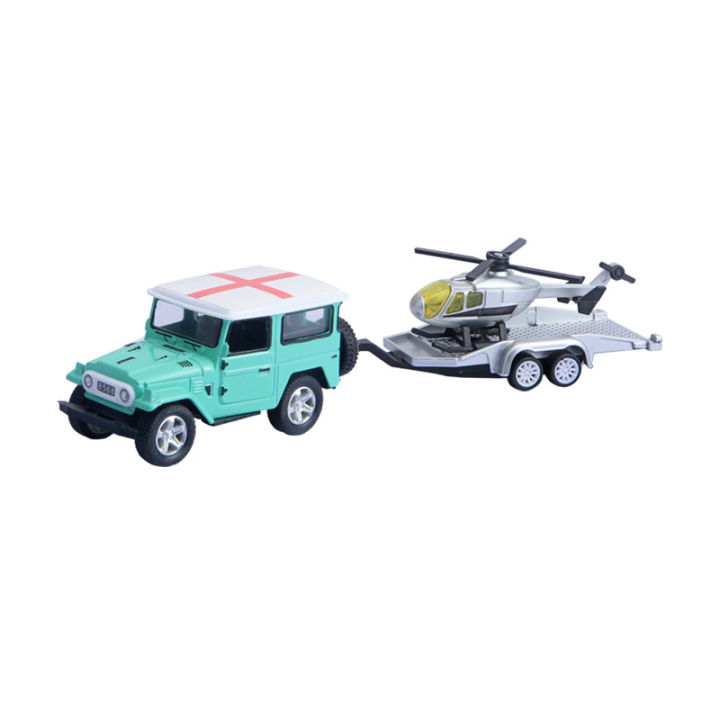 รถของเล่นเด็กรุ่น-hummer-พร้อมเครื่องบินลาก-เรือยอชท์-เจ็ตสกี-ชุดโรงงานโดยตรง