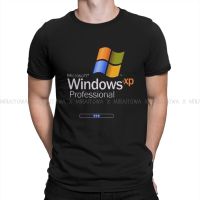 Windows XP Essential Hipster TShirts Meme Male Style Fabric Streetwear T Shirt Round Neck Nails Screws Fasteners