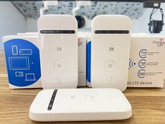 Phát wifi di động từ sim 3g 4g 5g mf65 màu trắng chạy đa mạng sóng khỏe - ảnh sản phẩm 1