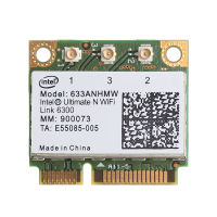 2.4G/5G Dual Band 633ANHMW ไร้สาย Notwork Card PCI-E 450Mbps IEEE 802.11a /B/g/n สำหรับ Intel สูงสุด-N การ์ด WiFi 6300