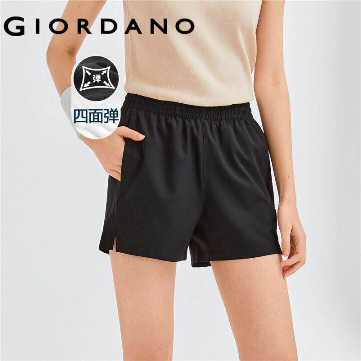 women's cotton shorts with elastic waist