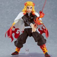 ปีศาจฆ่า Rengoku Kyoujurou รูปอะนิเมะ Figma No.553 Rengoku Kyoujurou Max โรงงานรูปการกระทำของสะสมรุ่นของเล่นตุ๊กตา