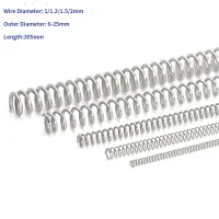 Y-shaped Compression Spring Long Pressure Spring Wire Dia 1/1.2/1.5/2mm 304 Stainless Steel Spring Length 305mm Traps  Drains