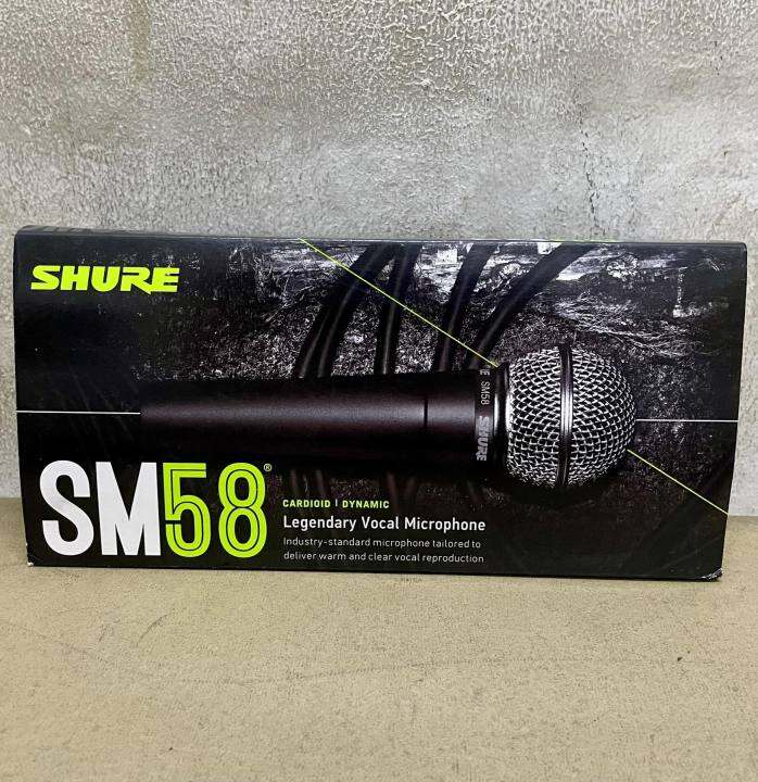 SHURE SM58 LEGENDARY VOCAL MICROPHONE Lazada PH