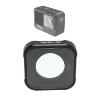 ZZOOI Glass Macro 15X Lens Filter Close Up Protective Lens Replacement Cover for GoPro Hero9 Black Sport Action Camera Hero 9