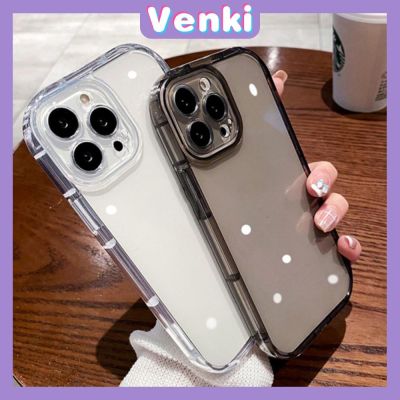 iPhone Case Purple Black Clear TPU Soft Case Transparent Simple Case Airbag Shockproof Protection Camera Compatible For iPhone 14 Pro Max 13 Pro Max 12 Pro Max 11 XR
