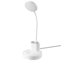 High-end ah cow socket desk lamp integrated USB multi-functional porous plug-in board bedside bedroom reading LED soft light eye protection lamp