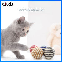 【DUDU Pet】Pet ของเล่นตลกของเล่น Sisal ของเล่นแมวบอล Cat Scratch ของเล่น