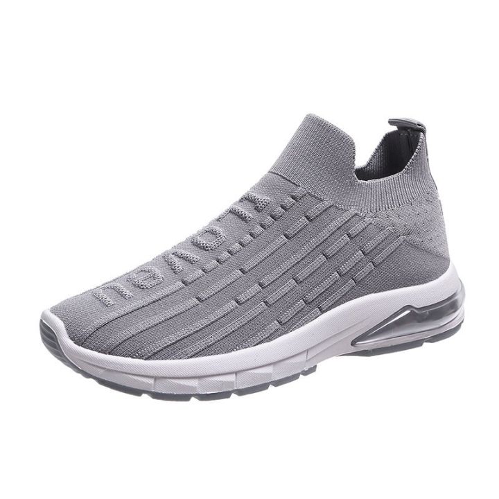 20212021 Breathable Mesh Platform Air Cushion Sneakers Women Slip on Soft Ladies Casual Running Shoes Woman Knit Sock Shoes Flats 41