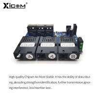 placa m switch Ethernet fi 100M PCBA Board Optic Media Converter 20km 3 Fiber 3 RJ45 Support RPOE Simplex SC Fiber Switch