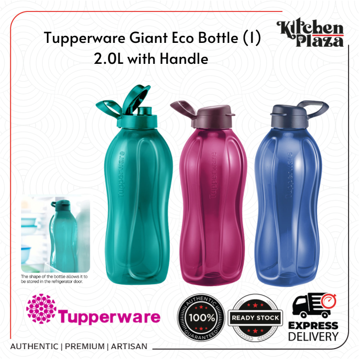 Tupperware Giant Eco Bottle (1) 2.0L with Handle /Eco bottle 310ml | Lazada