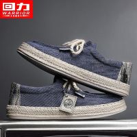 ✜  Back in mens shoes in the summer the new canvas shoes men tide breathable odor-proof a pedal leisure old Beijing cloth shoes