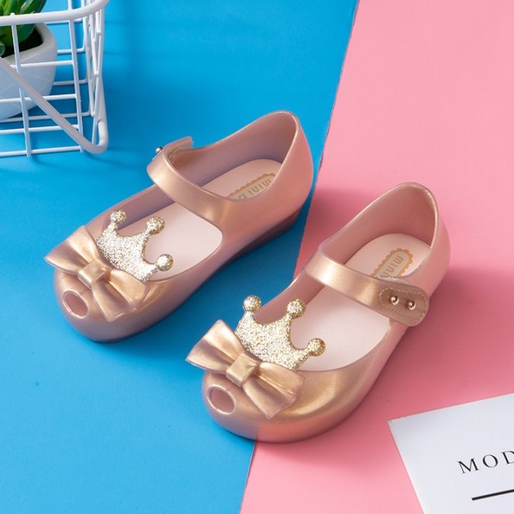 melissa-crown-princess-รองเท้าแตะ-คริสตัล-เจลลี่-สําหรับเด็ก-รองเท้าเจ้าหญิงมงกุฎสำหรับเด็ก