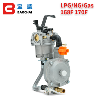 LPG168เครื่องกำเนิดไฟฟ้าก๊าซเชื้อเพลิงคู่คาร์บูเรเตอร์ชุด Assy 2kw 3kw 168F 170F