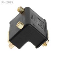 90 Degree Right Angled DVI 24 5 D DVI-D Digital Dual Link Male To Female Extension Adapter for HDTV LCD Monitor M17F