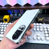 สำหรับ OPPO Reno 10 Pro Plus Pro + 5G เคสชุบกระจกอย่างหนา Matte ฮาร์ดเคสครอบโทรศัพท์ด้านหลัง