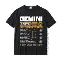 เสื้อยืด Kado Ulang Tahun Gemini เสื้อทีเชิ้ตจักรราศีข้อเท็จจริง Muzin Gemini เสื้อยืดผู้ชายกราฟิกคลั่งไคล้ผ้าฝ้าย