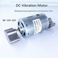 มอเตอร์สั่นจอ Dc Rf-545ขนาด33มม. 12V-24V ที่มีแรงสั่นสะเทือนแบบคู่มอเตอร์สั่นสูงสำหรับจอ Dc เก้าอี้นวด