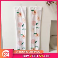 Summer Outdoor Sun Protection Ice Silk Sleeves Womens Cute Printed Ice Sleeves Cartoon UV Cycling Equipment Arm Protection