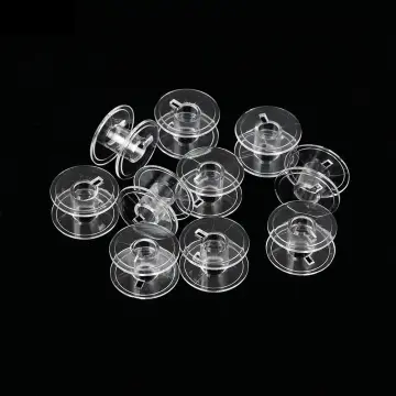 Lots 10 Clear Plastic Bobbins For Brother Janome Singer Sewing Machine  Plastic Bobbins For Brother Janome