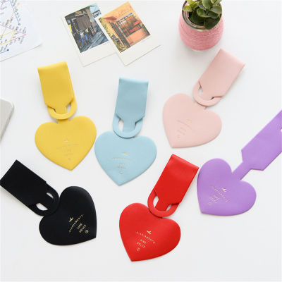Women Leather Travel Suitcase Portable Label Girls Luggage Tag ID Address Holder Baggage Tags
