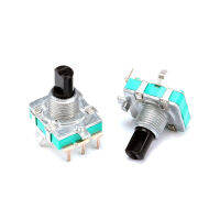 10Pcs 360องศาองศา Rotary Audio Encoder Coding รหัสสวิทช์ EC16 E16 Digital Potentiometer ความยาว15Mm