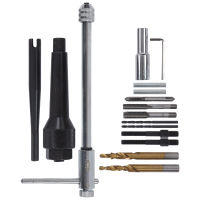 Damaged Plug Remover Tool, Drills and Taps Glow Plug Tip Puller Kit Centering Socket for M8x1mm and M10x1mm Threads