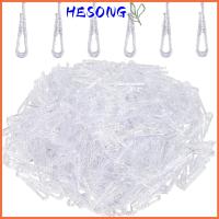 HESONG 600Pcs รูปตัว U คลิปเสื้อโปร่งใส กับฟัน คลิปพับได้ เก็บเสื้อผ้าให้เข้าที่ คลิปจระเข้ เสื้อผ้าสำหรับเด็ก