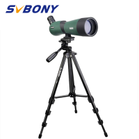 SVBONY SV403จุดขอบเขต20-60x60/25-75x70 Bk7 MC กล้องโทรทรรศน์ที่มีขาตั้งกล้อง Monoculars ระยะยาวสำหรับดูนกกว้างยื่นของมุมมอง