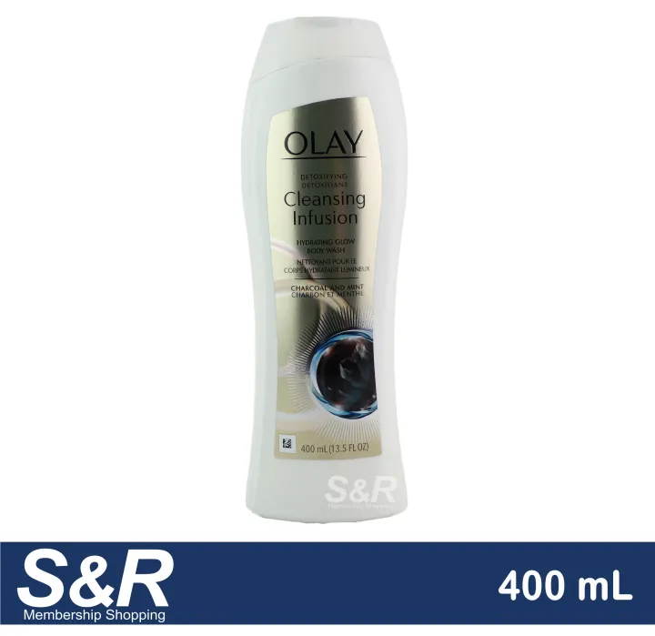 Olay Detoxifying Cleansing Infusion Hydrating Glow Body Wash in