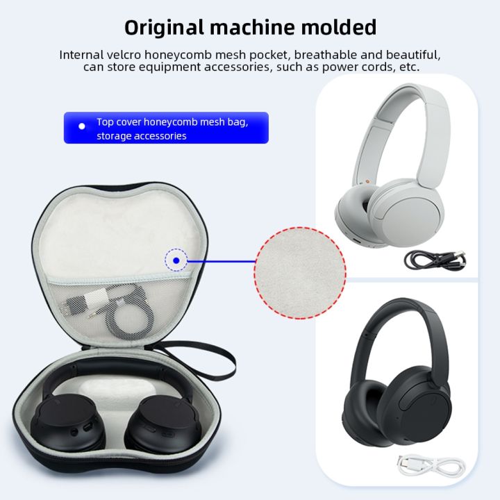 for-sony-wh-ch720n-wh-ch520-headphone-storage-bag-wireless-earphones-protection-bag-carrying-case-eva-anti-scratch-dustproof-box