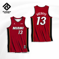 BAM ADEBAYO #13 MIAMI HEAT FULL SUBLIMATED JERSEY