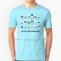 Know Your Penguins T Shirt Cotton 6Xl Penguins Adelie African Chinstrap Emporer Erect Crested Fiordland Galapagos Gentoo