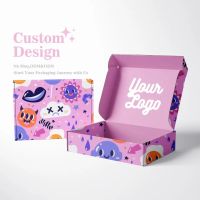 Wholesale Large Black pink Cardboard Paper Mailing Apparel Box Custom Logo Printed Corrugated Shipping Packaging Box