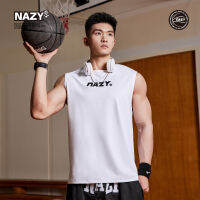 NAZY เสื้อกล้ามบาสเก็ตบอลแบรนด์แฟชั่นสำหรับผู้ชายฤดูร้อนแบบใหม่เสื้อกั๊กระบายอากาศแขนกุด T เสื้อกีฬาลำลองเสื้อหลวม