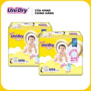 Combo 2 Tã dán UniDry Siêu khô thoáng gói Super Jumbo size M76 L68 XL62