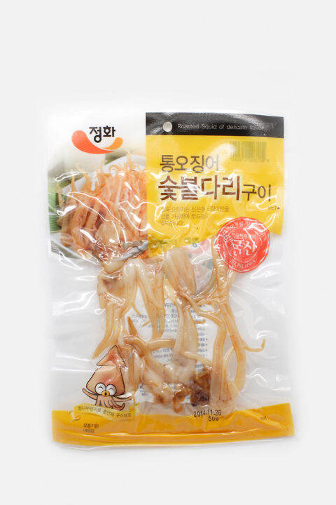 ขาปลาหมึกย่าง-junghwa-roasted-squid-leg-50g