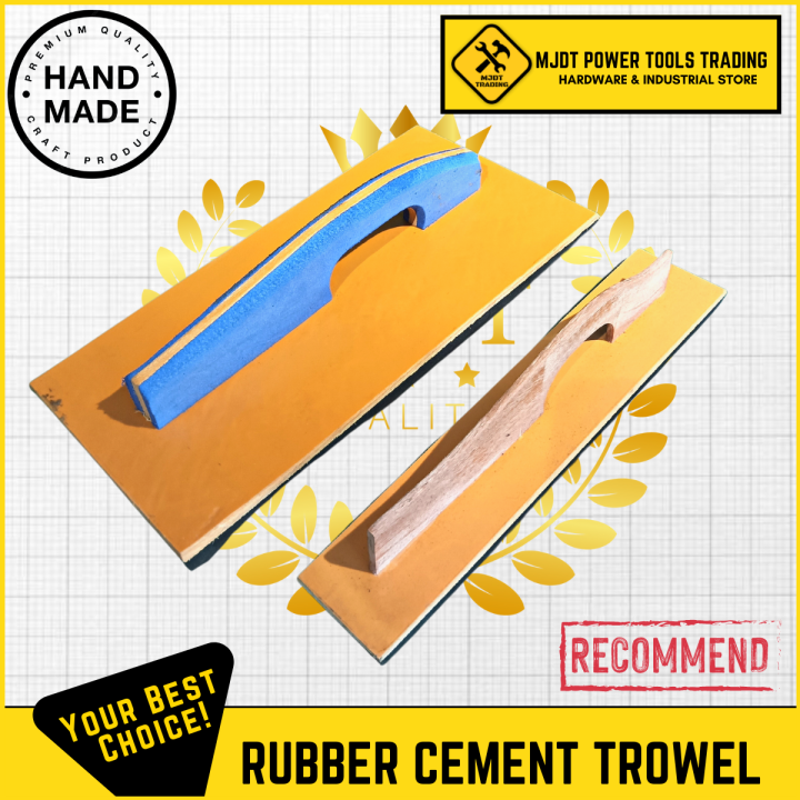 RUBBER PLASTERING TROWEL 30X15'' / 28X6'' (RODELANG GOMA) Lazada PH