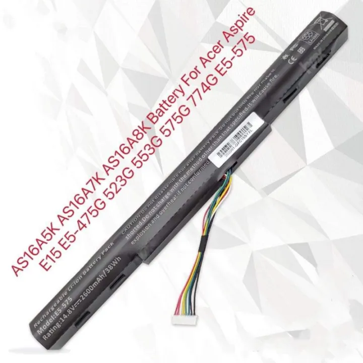 AS16A5K AS16A7K AS16A8K Battery For Acer Aspire E15 E5-475G 523G 553G ...
