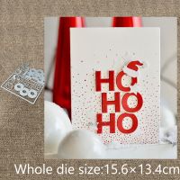 XLDesign Craft Metal Cutting Dies stencil mold Christmas hat HOHOHO frame scrapbook Album Paper Card Craft Embossing die cuts