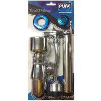 ชุดอุปกรณ์โถปัสสาวะชาย  ฟลัชวาวล์พร้อมอุปกรณ์ No.FV02-Set-Pure ยี่ห้อ PURE