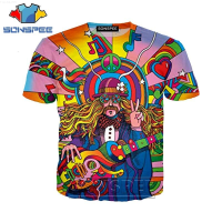 2023 new design- Anime 3D Print Hip Hop T Shirt Men Hippie Musician Women Fashion T-shirt Kid Harajuku Top Tees Funny Shirts Homme Tshirt A243 {in store}